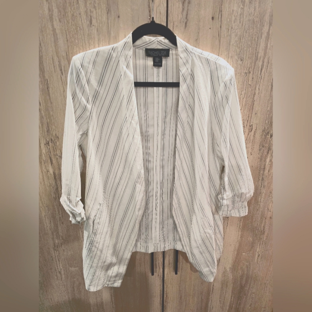 Rachel Zoe Lightweight Draping Blazer Medium